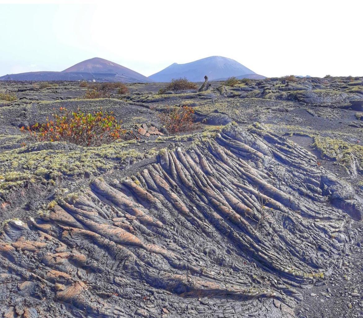 Lanzarote Casa Volcanica-Anclada Sobre La Lava Del Volcan Montana Blanca Bagian luar foto